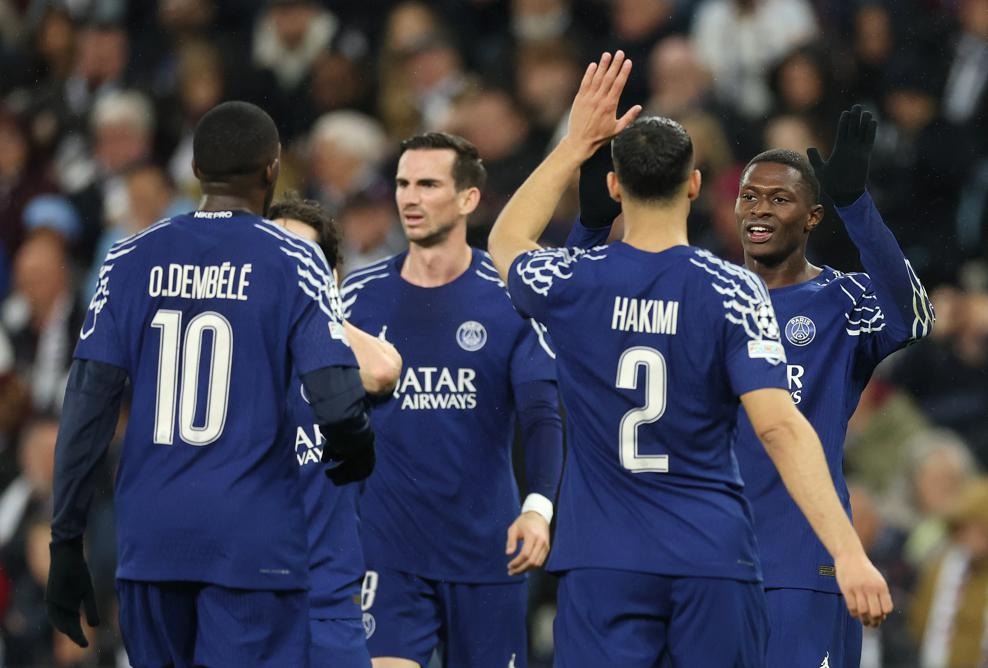 Hiệu suất mạnh mẽ của PSG trong hiệp một
